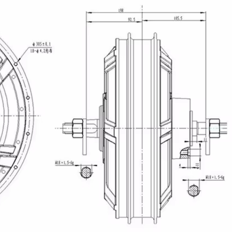 QS Motor 273 Model 72v-144v Sp - đánh giá và giá Qs Motor 273 8000W Hub Motor