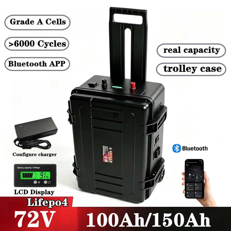 72V Waterproof LiFepo4 Lithium - đánh giá và giá Lifepo4 72V 100Ah Battery Pack Ev